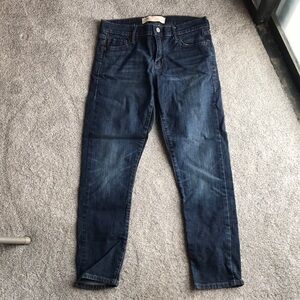 Gap Red 27/w 26.5 inseam Best Girlfriend selvedge jeans used